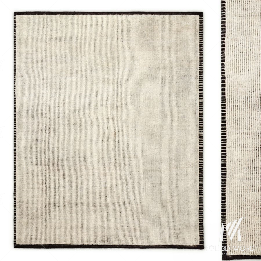 Parallelo Hand-Knotted Wool Rug RH